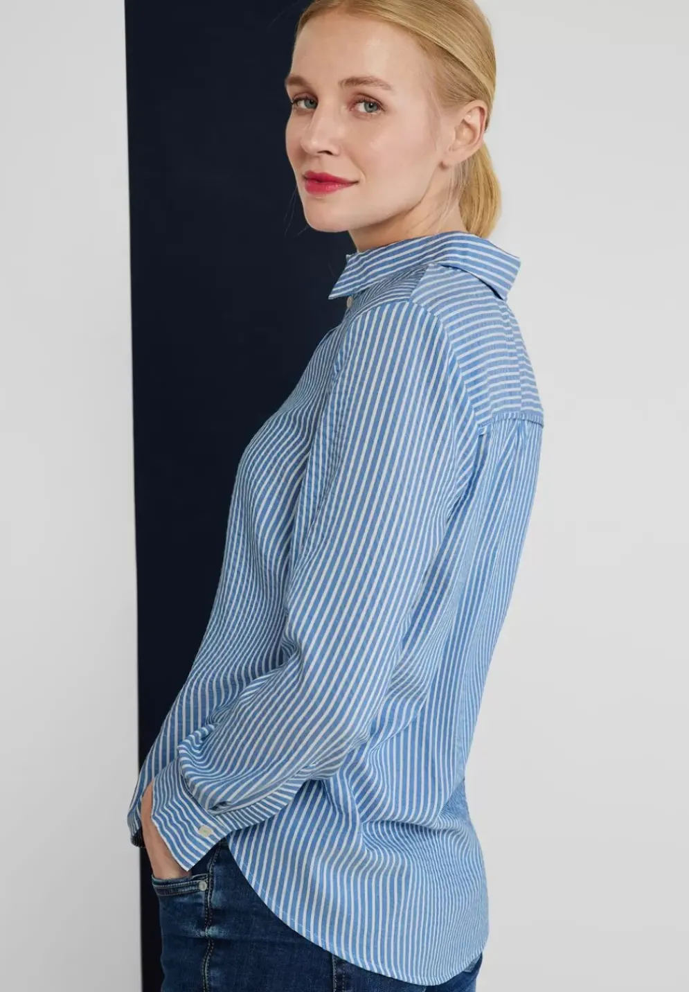 Seersucker Bluse