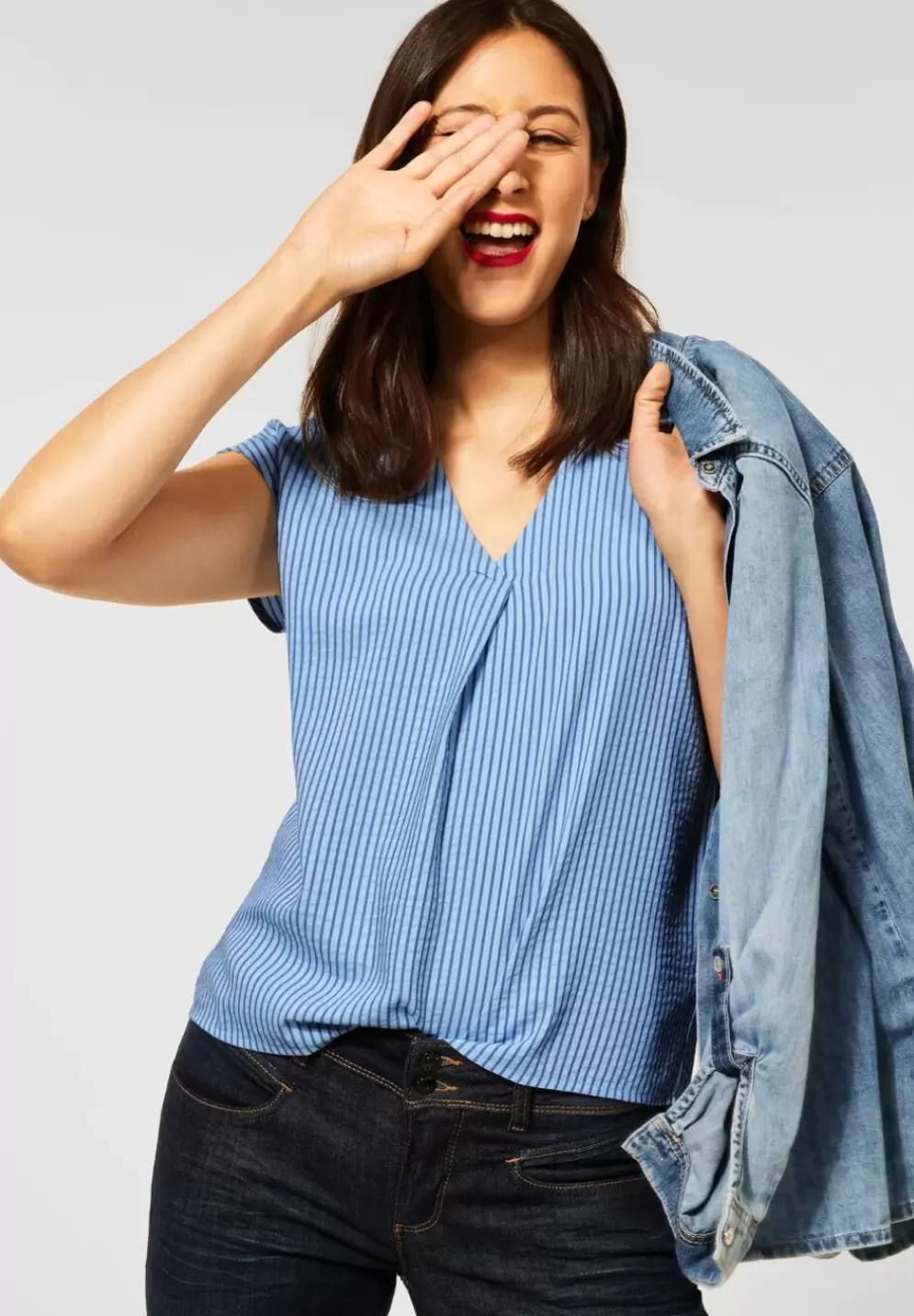 Seersucker Bluse