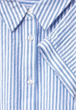 Seersucker Streifen Kleid