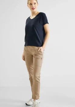 Seidenlook T-Shirt