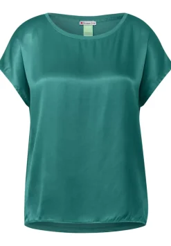 Shiny Materialmix Shirt