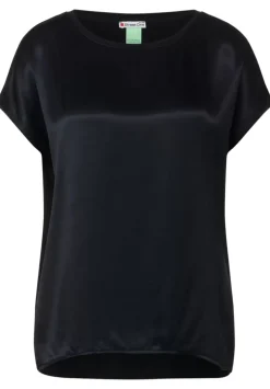 Shiny Materialmix Shirt