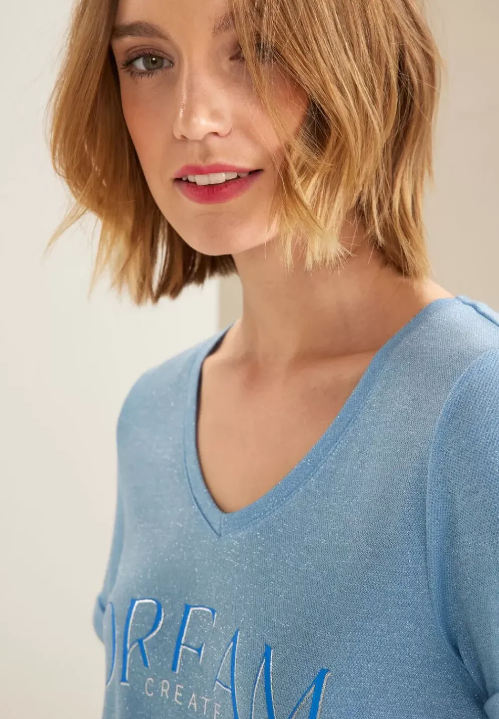 Shiny T-Shirt Mit Wording