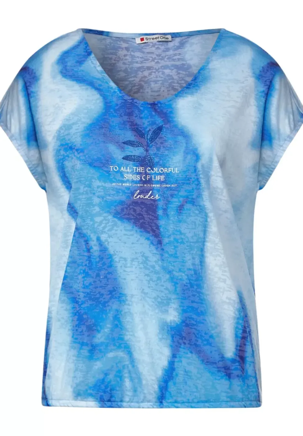 Shirt Im Batiklook