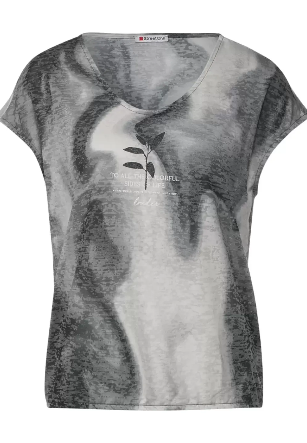 Shirt Im Batiklook
