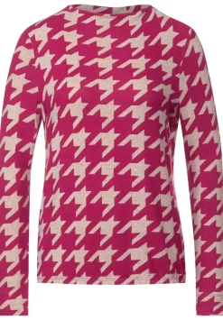 Shirt Im Hahnentritt Print