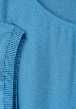 Shirt Im Materialmix
