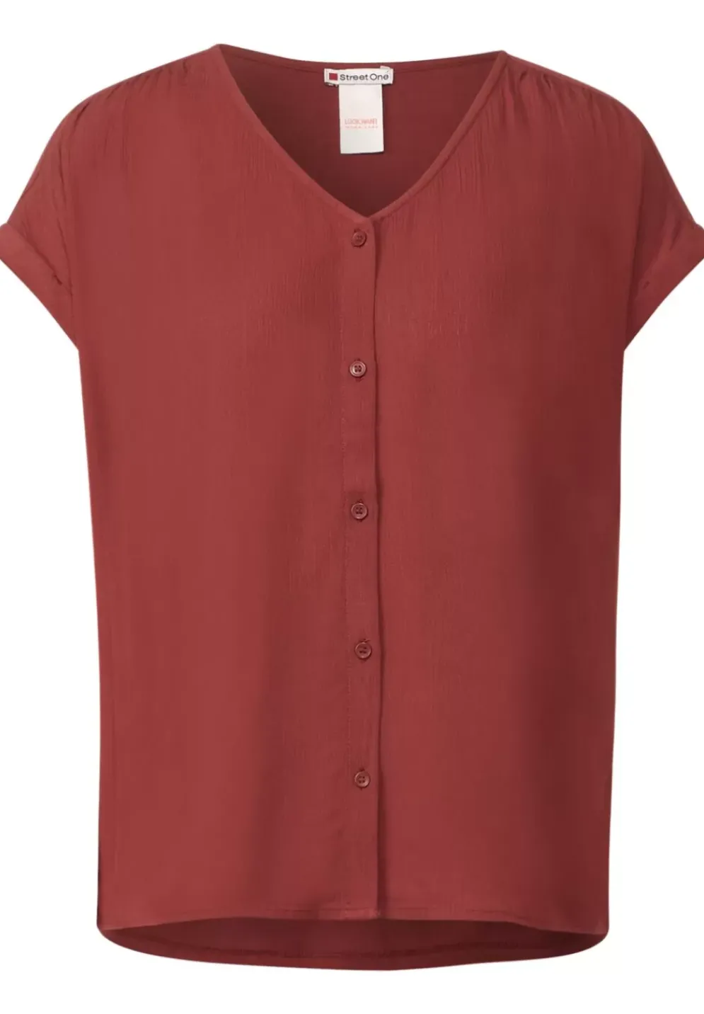 Shirt Im Materialmix