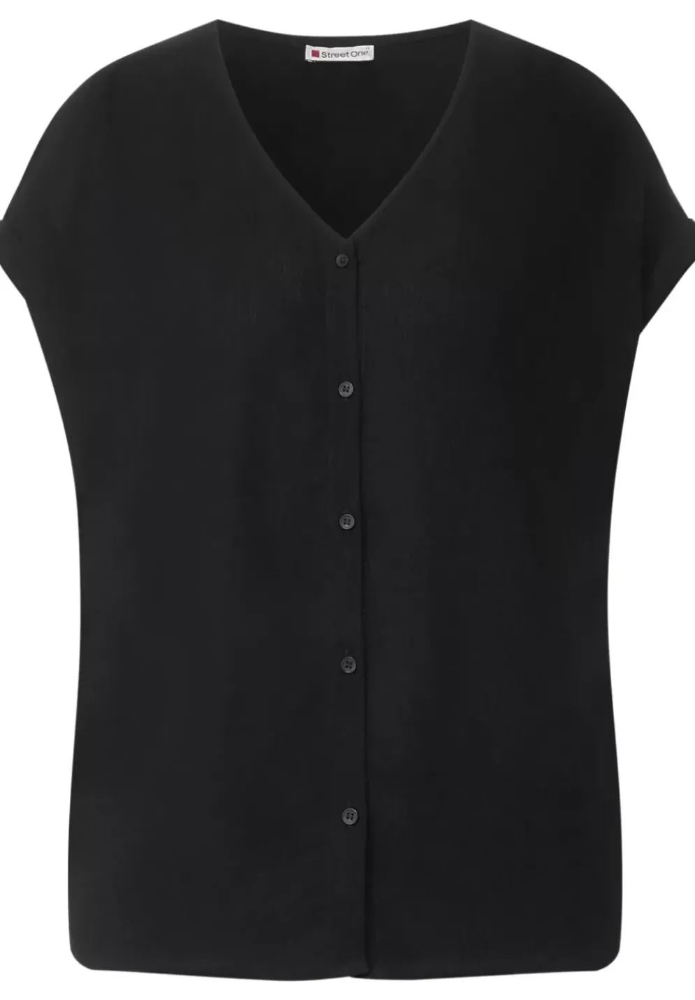 Shirt Im Materialmix