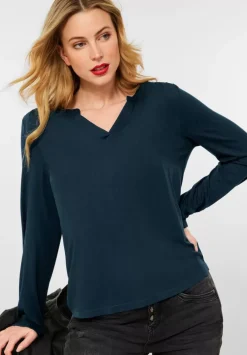 Shirt Im Materialmix
