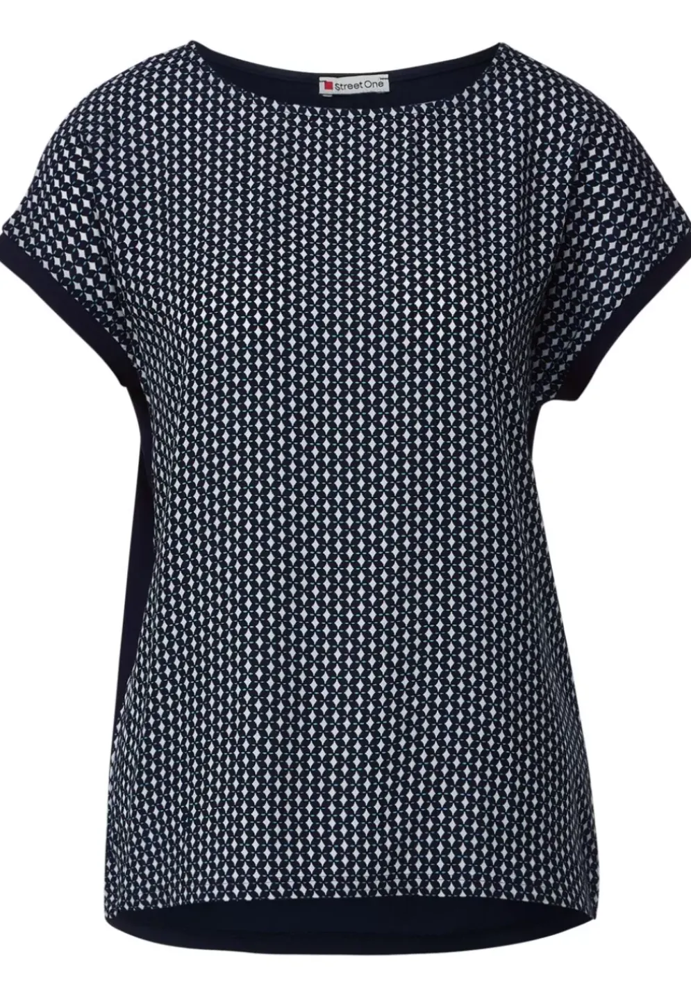 Shirt Im Materialmix