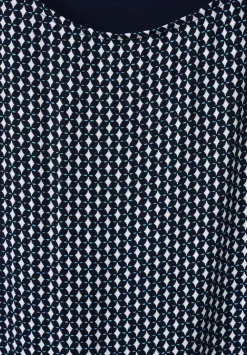 Shirt Im Materialmix