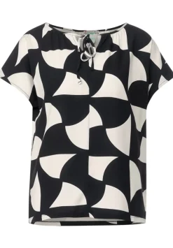 Shirt Im Materialmix