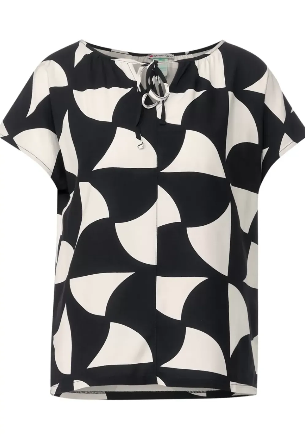 Shirt Im Materialmix