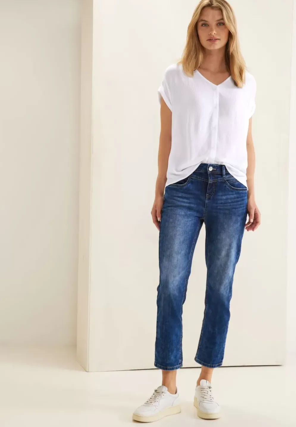 Shirt Im Materialmix