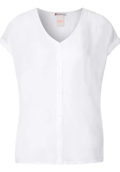 Shirt Im Materialmix