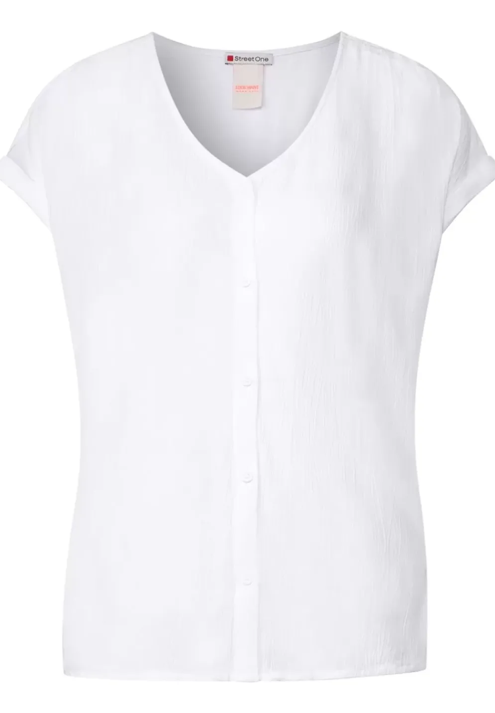 Shirt Im Materialmix