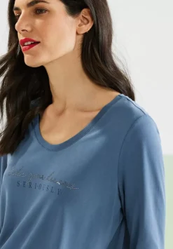 Shirt Im Seiden Look