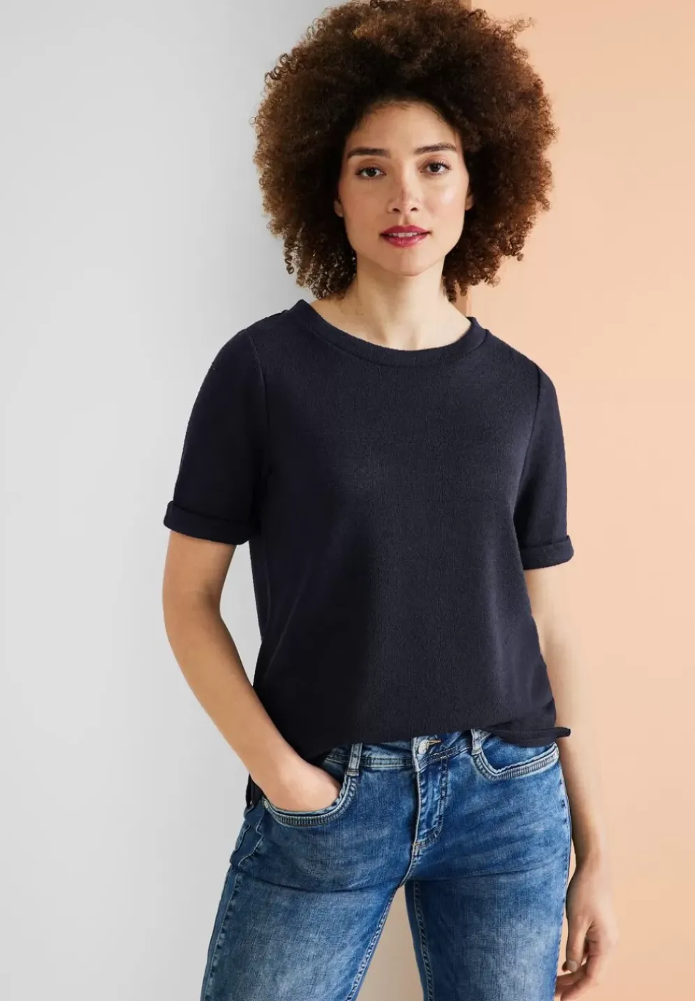 Shirt Im Strick Look