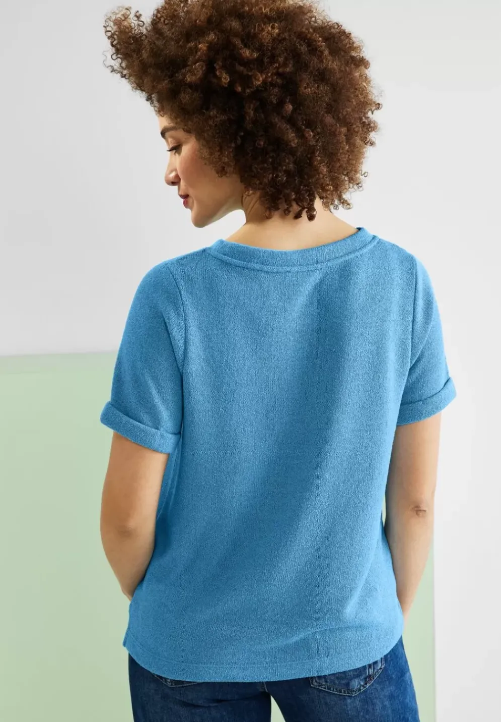 Shirt Im Strick Look