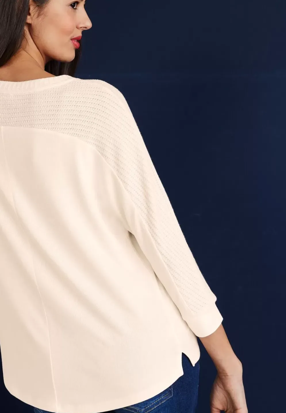 Shirt Im Strukturmix
