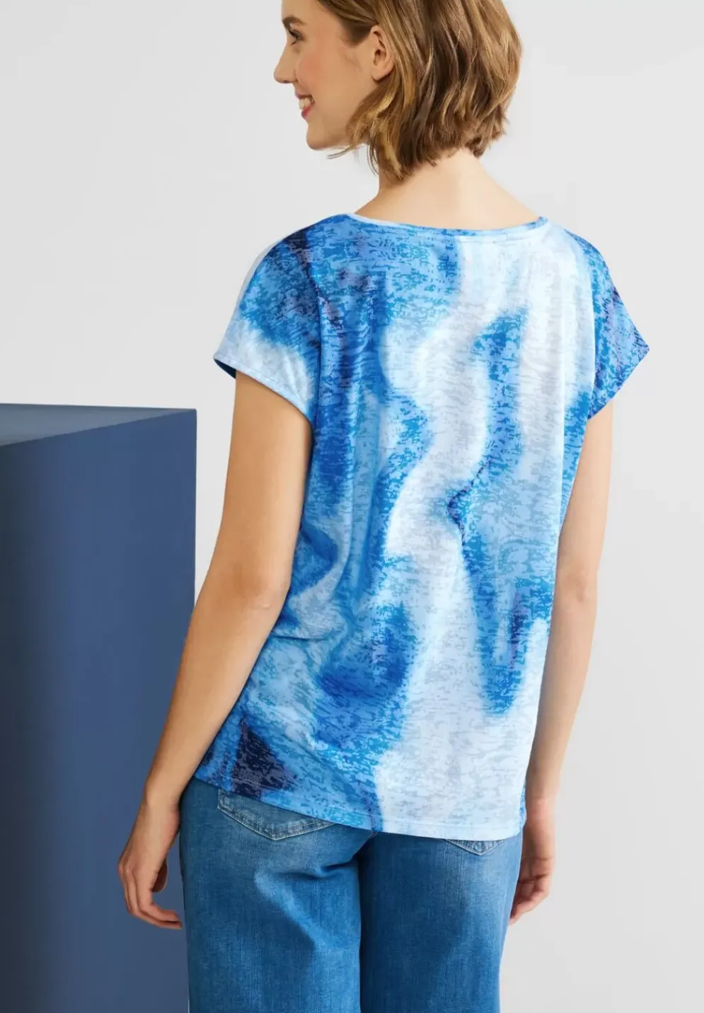 Shirt In Ausbrenneroptik