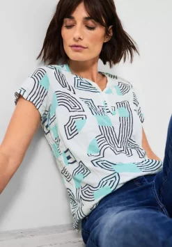 Shirt In Crinkle-Optik