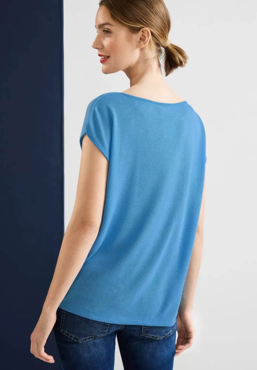 Shirt In Leichtem Strick