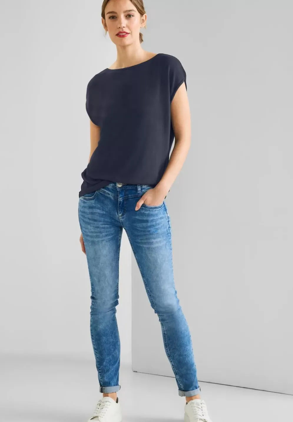 Shirt In Leichtem Strick