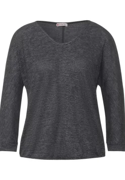 Shirt In Leinenoptik