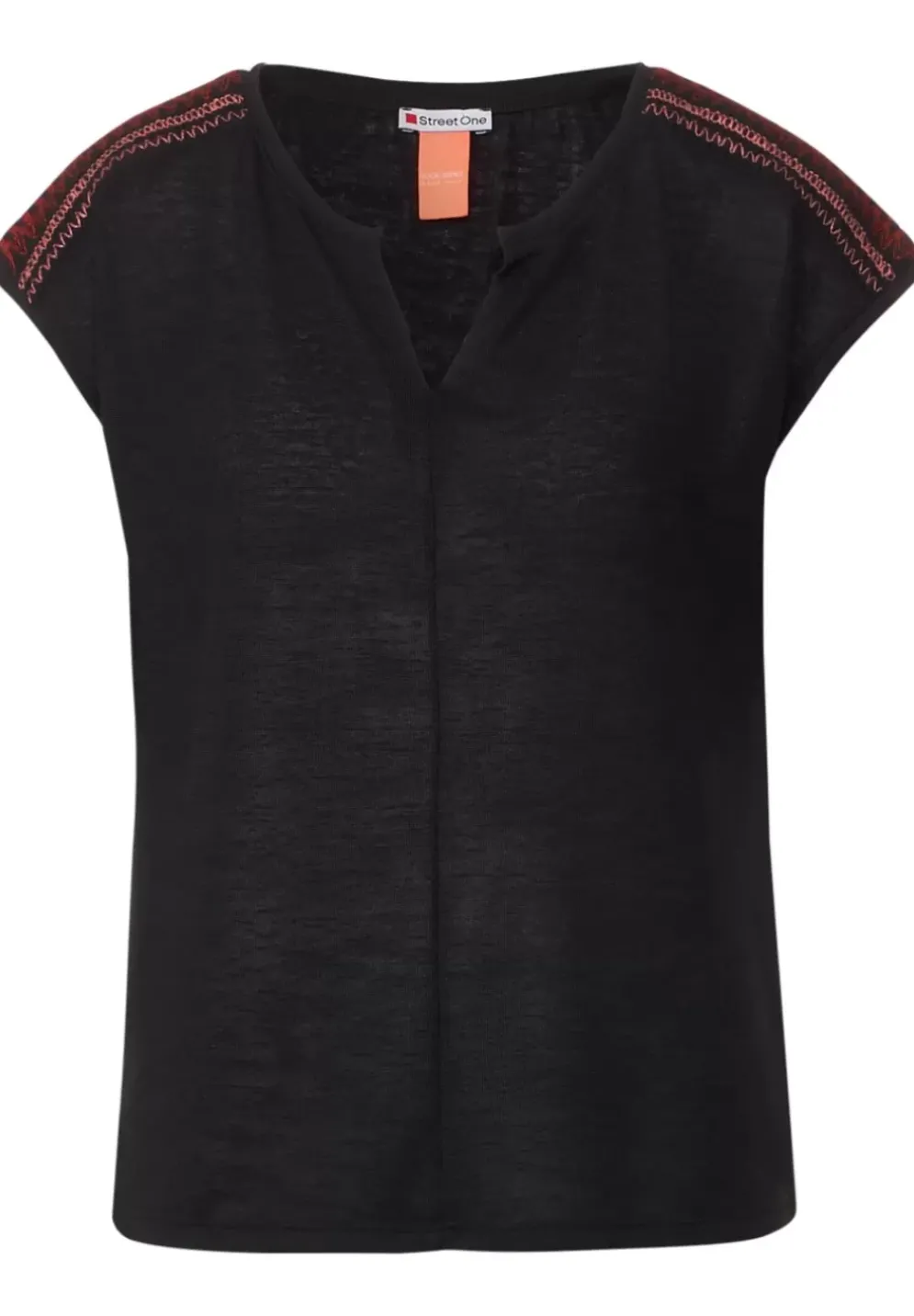 Shirt In Leinenoptik