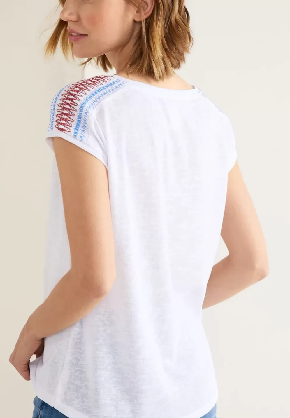 Shirt In Leinenoptik