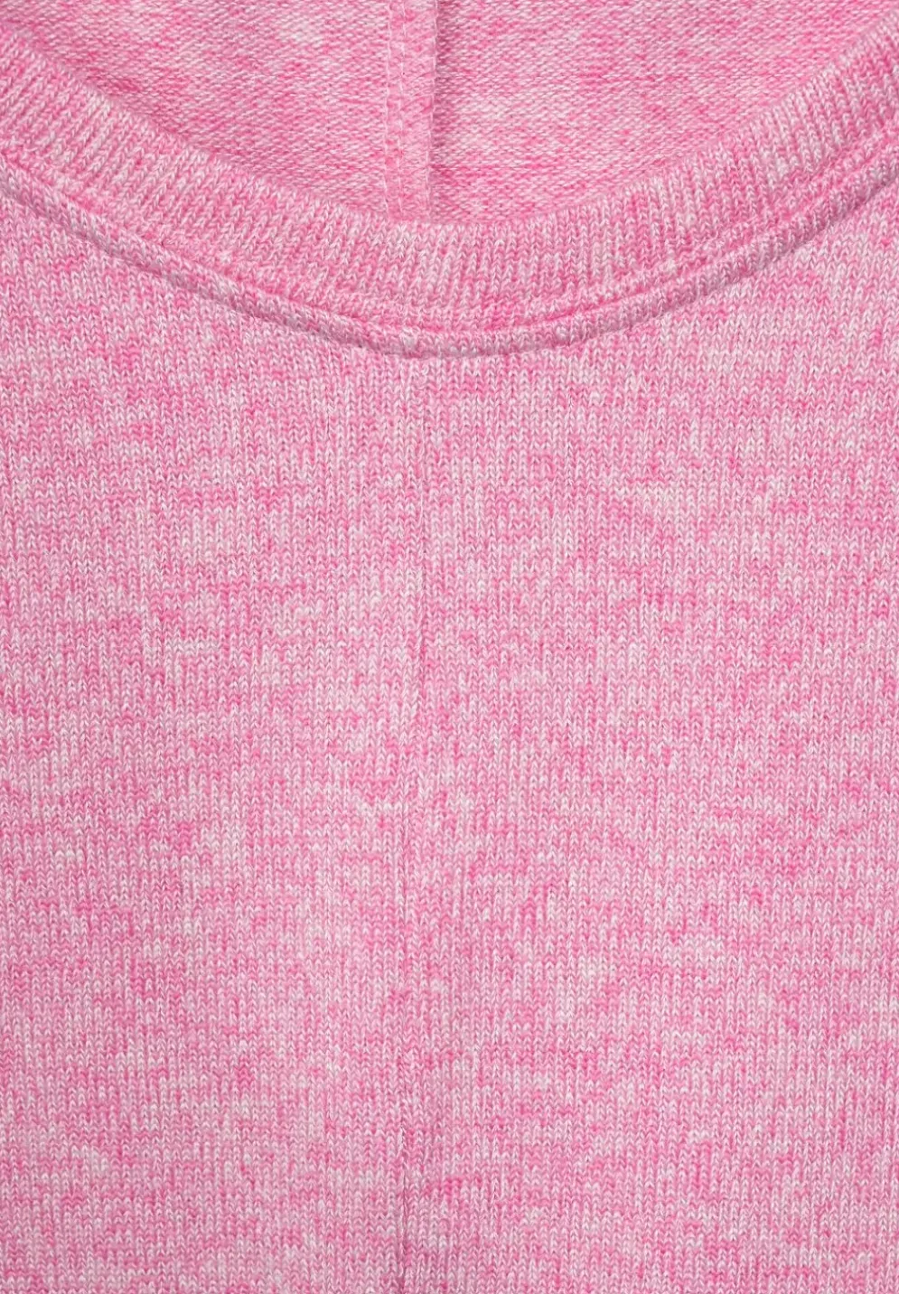 Shirt In Melange Optik