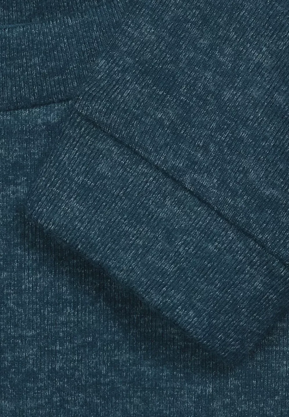 Shirt In Melange Optik