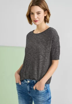 Shirt In Melangeoptik