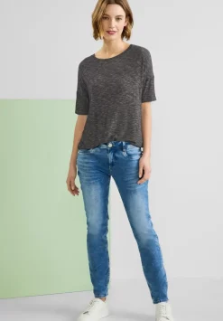 Shirt In Melangeoptik