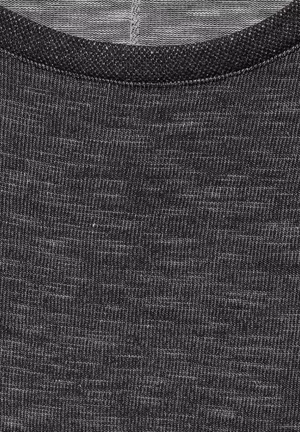 Shirt In Melangeoptik
