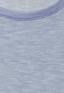 Shirt In Melangeoptik