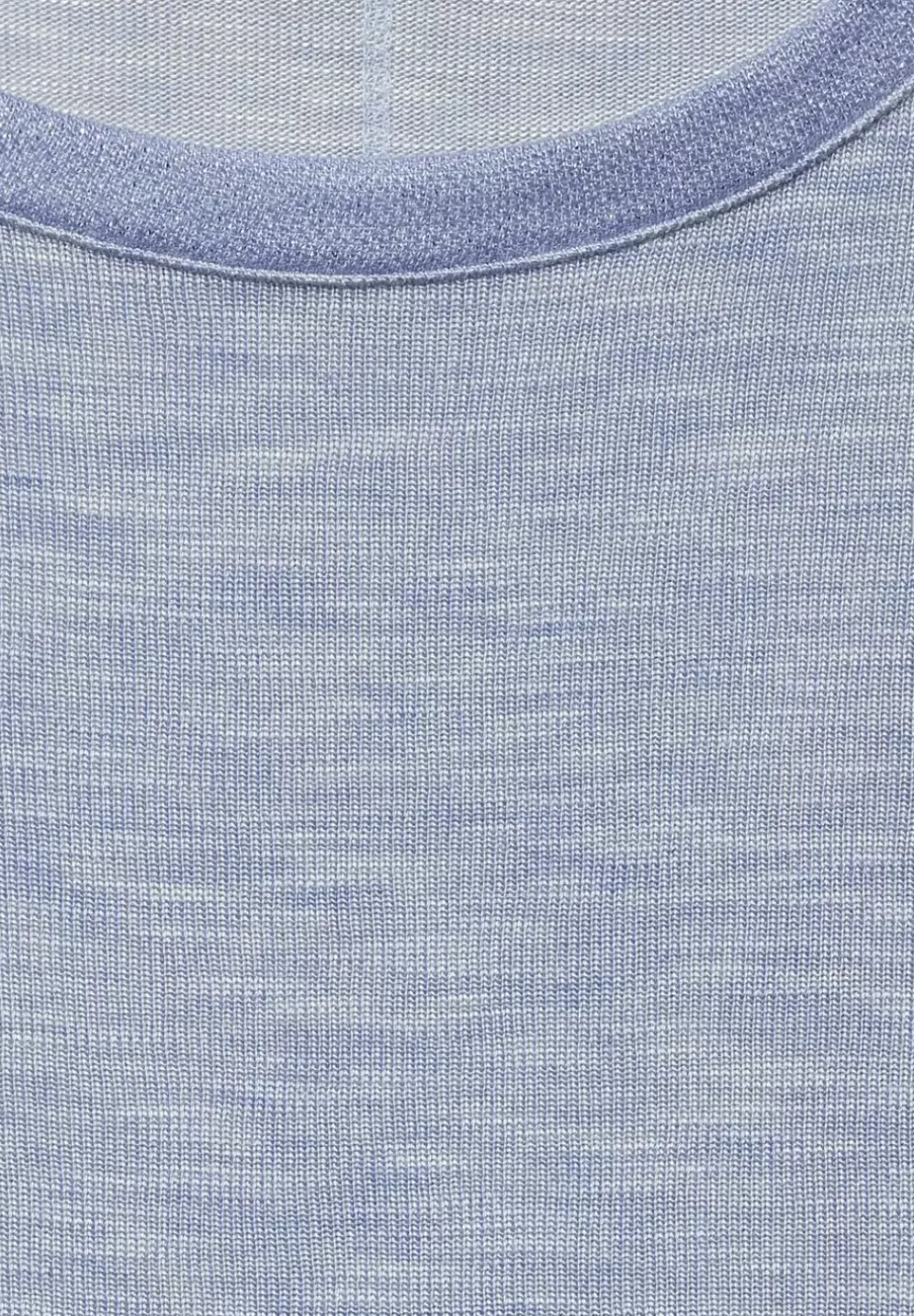 Shirt In Melangeoptik