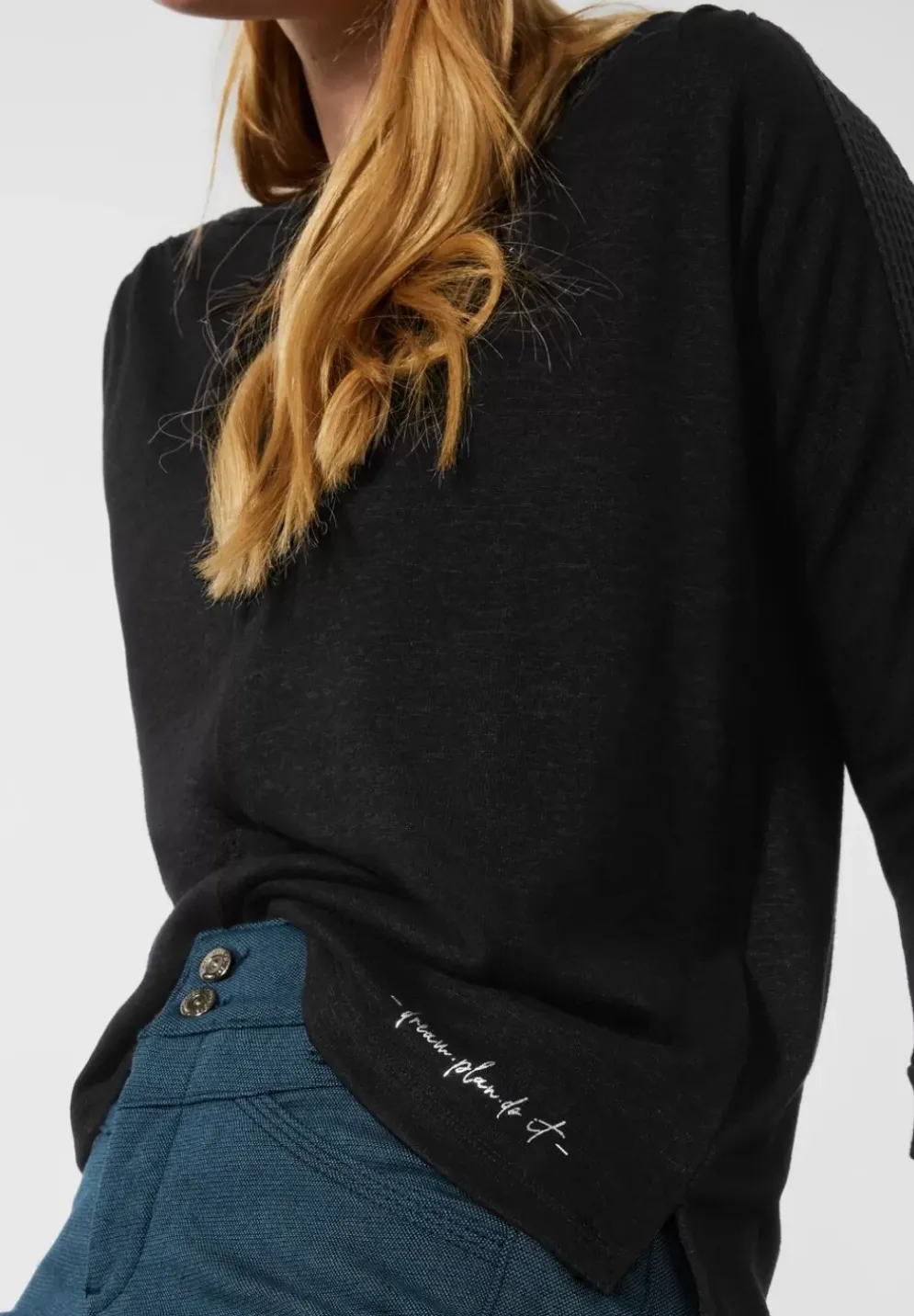 Shirt In Unifarbe