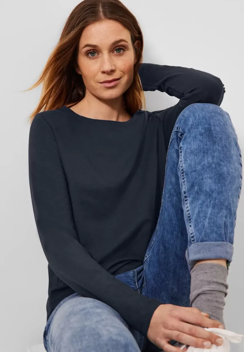 Shirt In Unifarbe