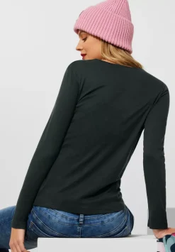 Shirt In Unifarbe