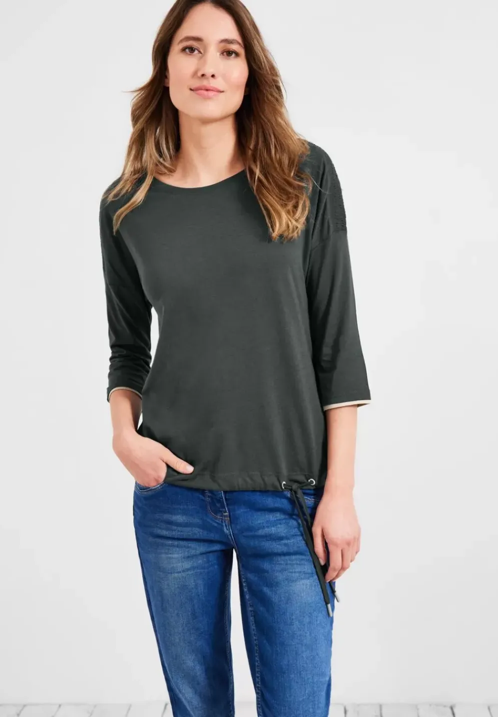 Shirt Mit 3/4 Armel