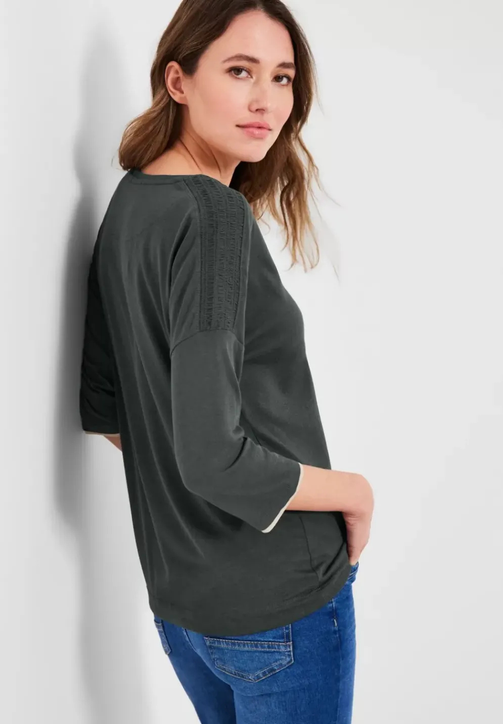 Shirt Mit 3/4 Armel
