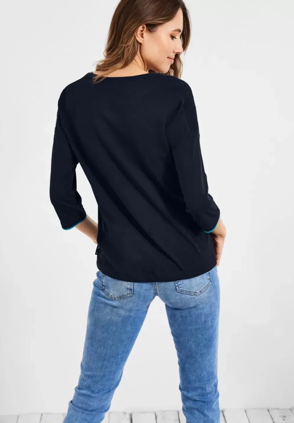 Shirt Mit 3/4 Armel