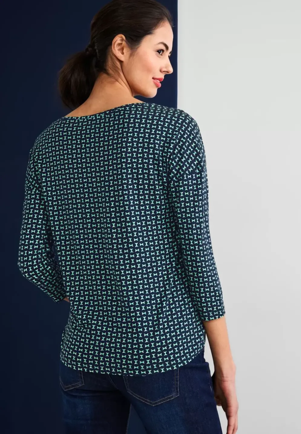 Shirt Mit 3/4 Armel