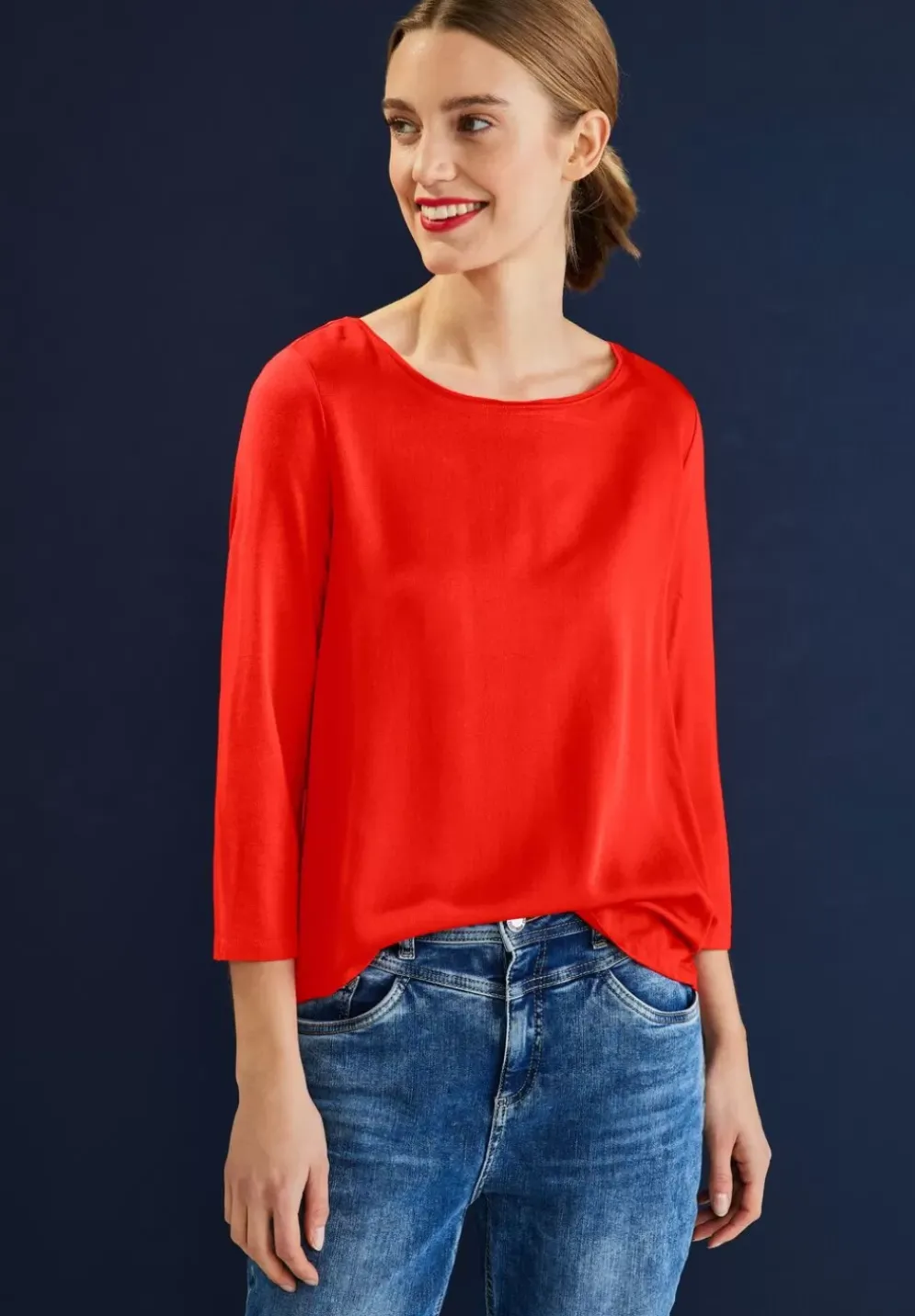 Shirt Mit 3/4 Armel