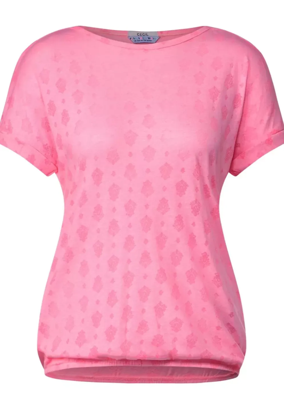 Shirt Mit Burn Out Print