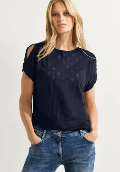 Shirt Mit Burn Out Print