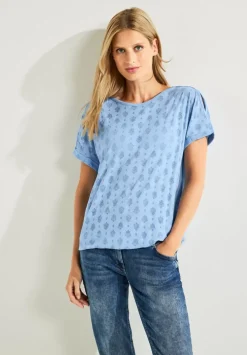Shirt Mit Burn Out Print
